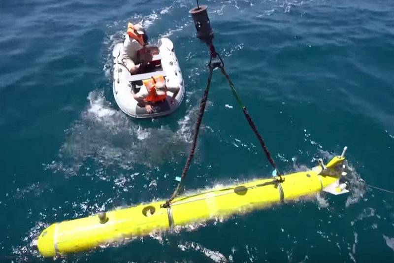 Russian underwater robot 