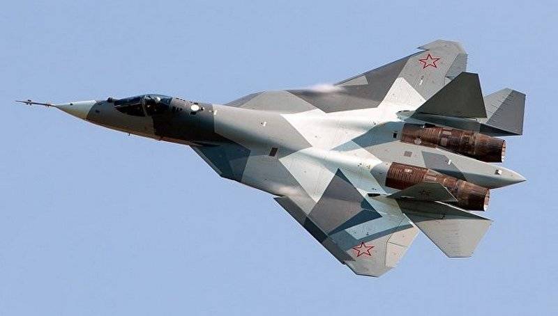 Arabiska medier rapporterade ankomsten av en ny su-57 i Syrien