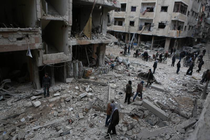 Putin, Merkel og macron diskuterte situasjonen i Øst-ghouta