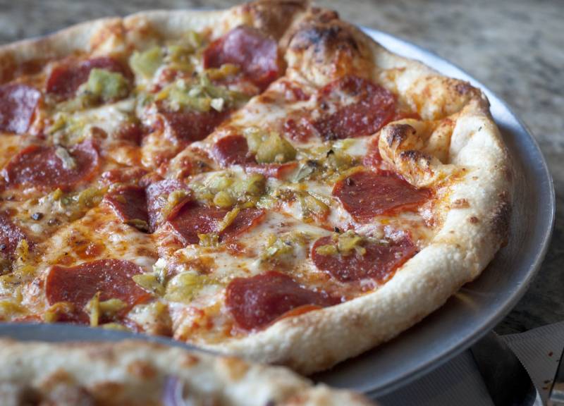 Dans le régime des militaires américains s'affiche pizza