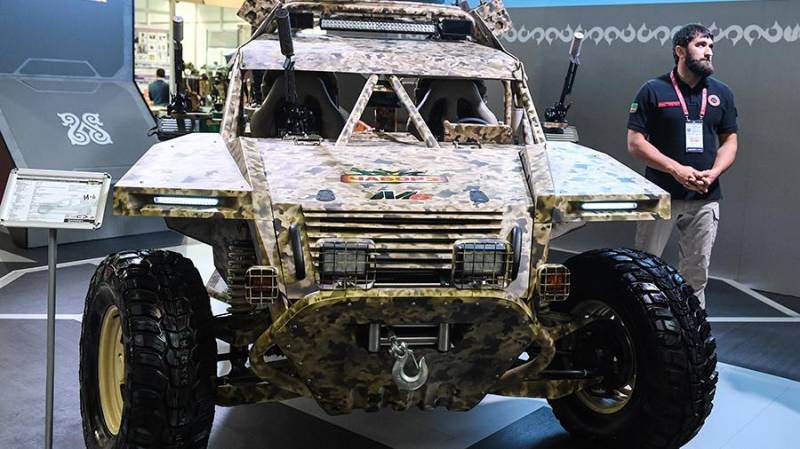 I Grozny, præsenterede fighting machine 