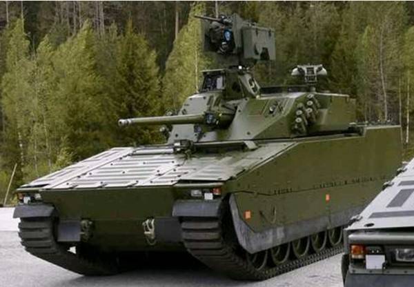 الجديد قيادة السيارة CV90 STRILED النرويجية الجيش