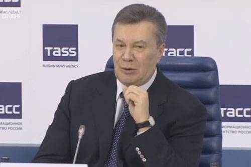 Віктар Януковіч расказаў, як накіроўваў зварот Уладзіміру Пуціну
