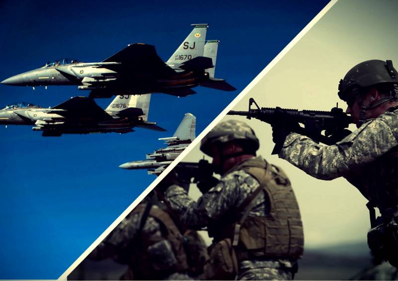 The coalition led by the United States is preparing a hybrid attack on Syria. 