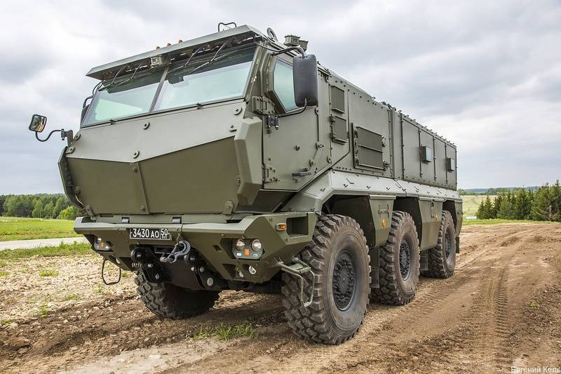 Armored «Typhoon» sont équipés de nouveaux systèmes d'extinction d'incendie