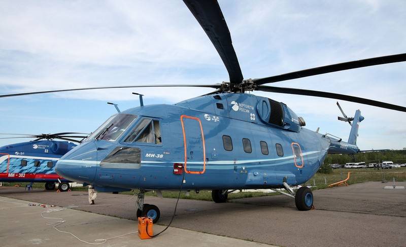 Forsvarsministeriet vil modtage den første Mi-38T i slutningen af 2018