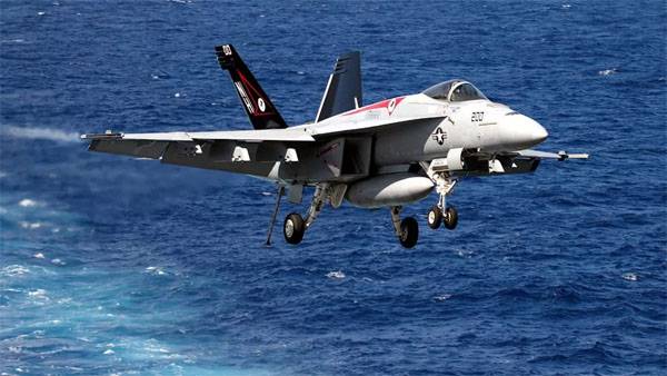 Styrtet af F/A-18 i de Forenede Stater. Piloter døde