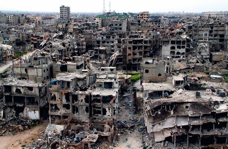 Uncle Sam är en byggnad i Syrien, dess olja tillstånd
