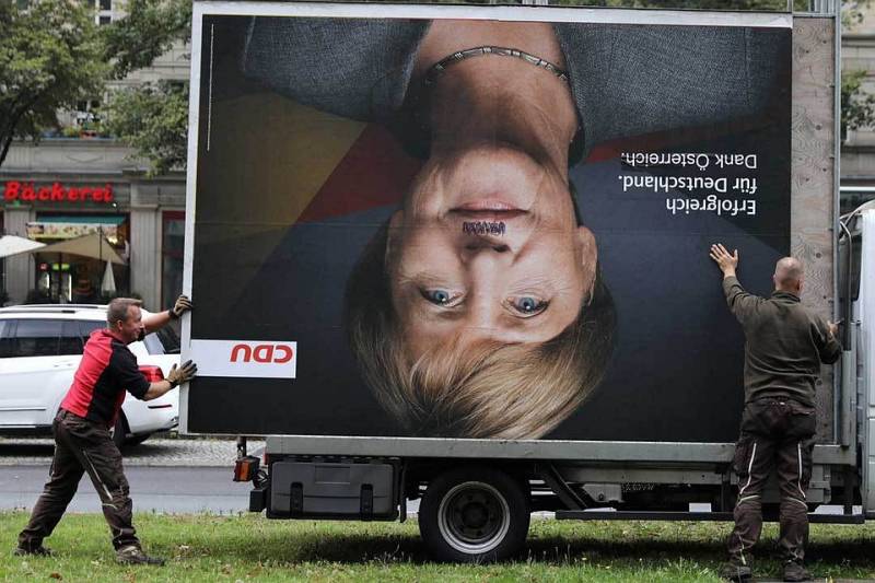 Merkel gëllt als net mat den däitschen onzefridden mat Hirer Politik a Bezuch op Russland