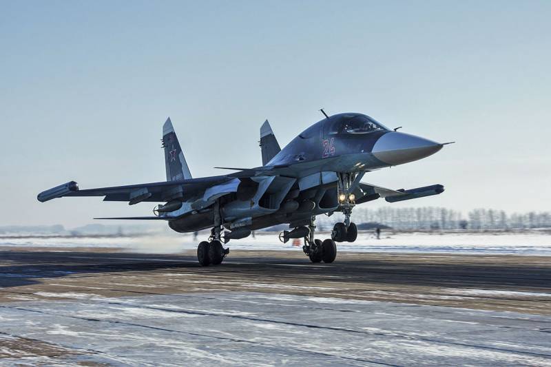 Su-34 i Khabarovsk Kraj har ødelagt den underjordiske bunkers i 