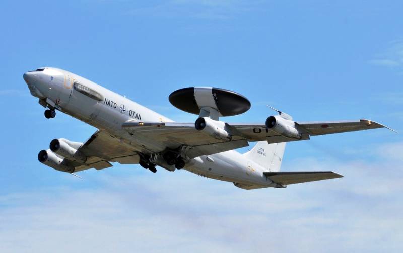 NATO planes conducted extensive exploration at the Western borders of the Russian Federation