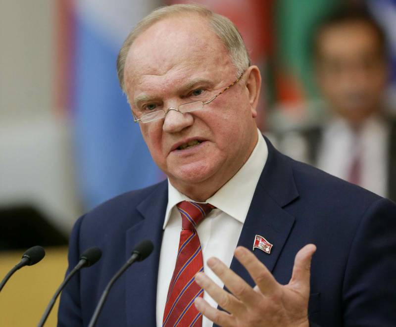 Sjuganow: Russland soll roueg a selbstbewosst bleiwen
