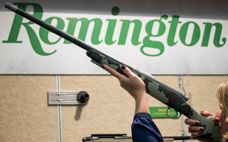 The Remington company filed for bankruptcy