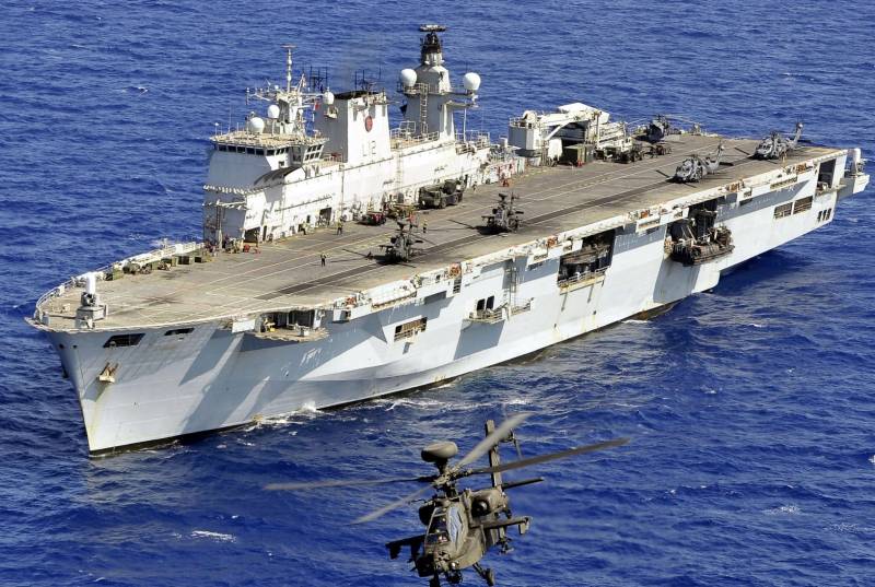 Amphibious assault ship HMS 