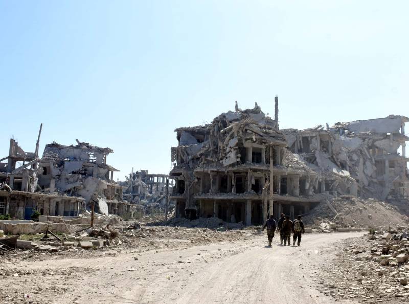 Situationen i Syrien. Kampe i den Sydlige del af landet