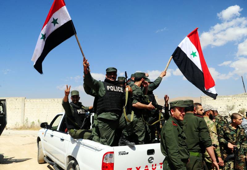 Situationen i Syrien. En missil strejk i Väst ledde till terrorister attacker