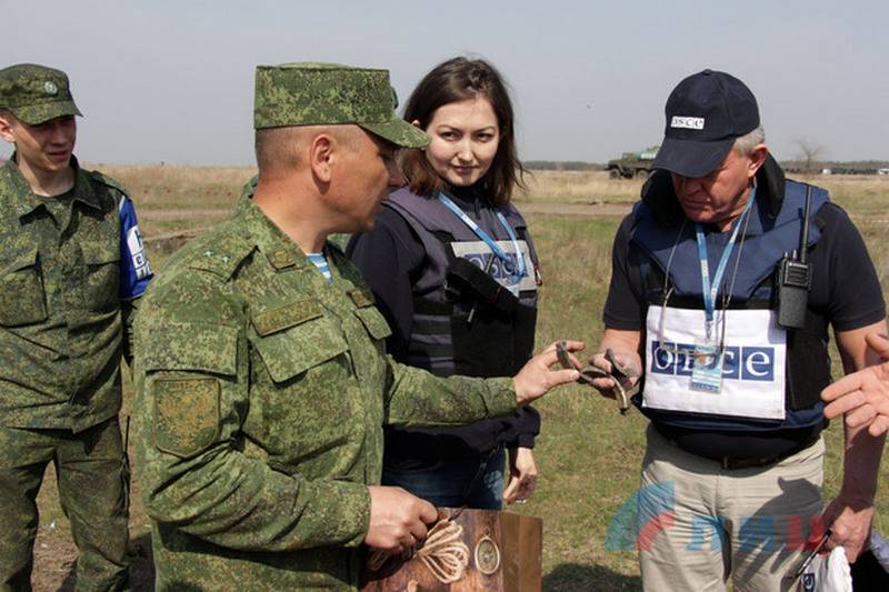 Work at APU. LNR accused the OSCE coordinate the transfer of equipment to the Ukrainian side