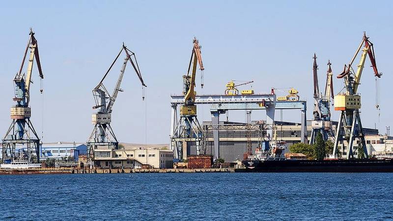 Kerch Zaliv is one of the major repair sites of the Navy