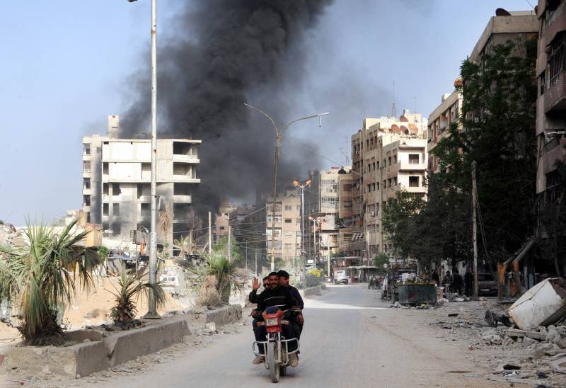 The situation in Syria. FSI Russian terrorists destroyed in Deir ezzor