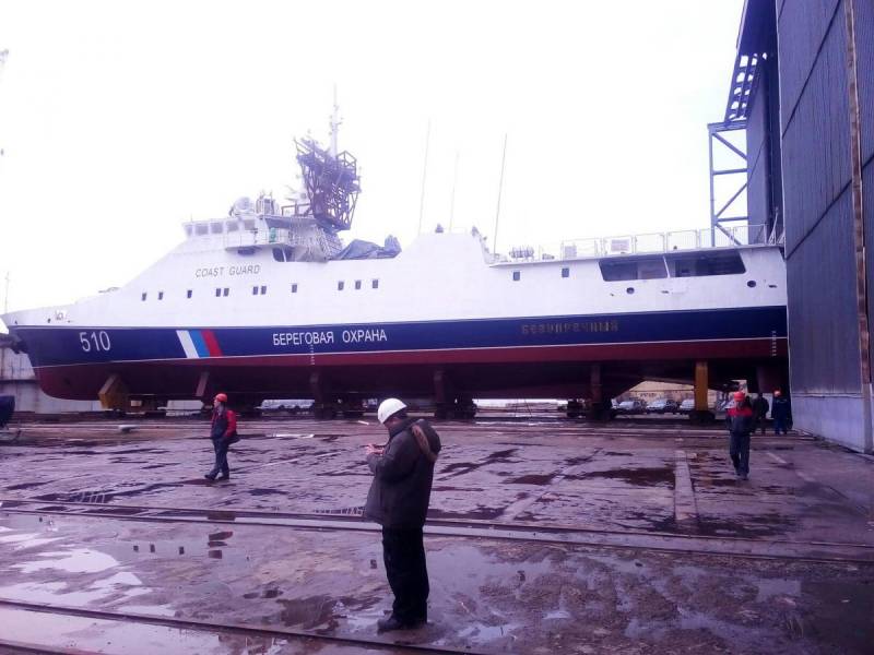 In St. Petersburg launched a patrol boat 
