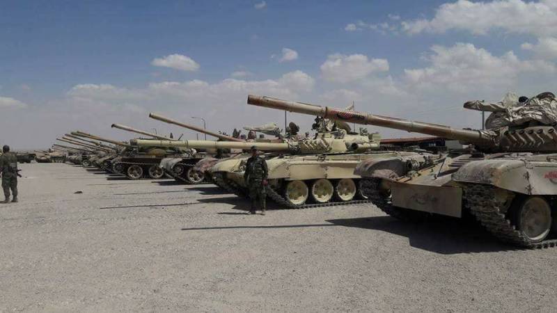 L'armée syrienne a montré ses trophées dans l'Est Каламуне