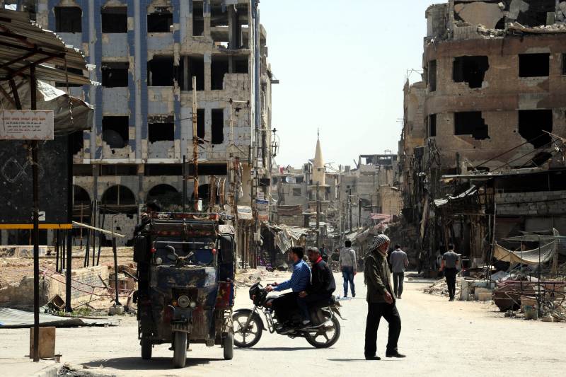 The situation in Syria. Videoconferencing Russia kills terrorists in the province of Damascus