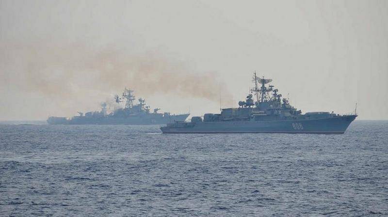 On a collision course. Mediterranean squadron fulfills battleship