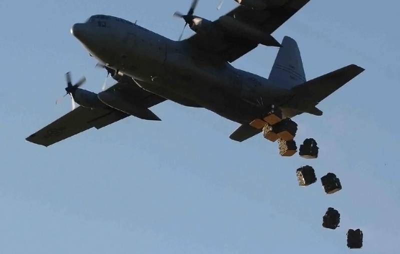 The parachutes of the system. The Director of WFP spoke about the delivery of 