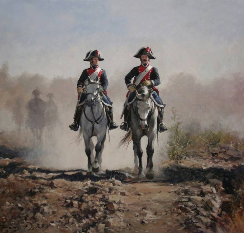 The organization of the Royal guard of Spain in 1808