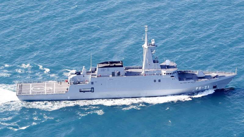 Corvette til eksport. Avante 2200 (Spanien)