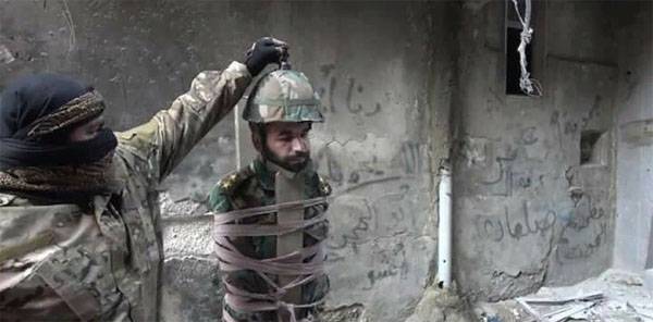 Sophisticated execution by ISIS of a captured officer of the CAA in Yarmouk. The Syrian army retaliated