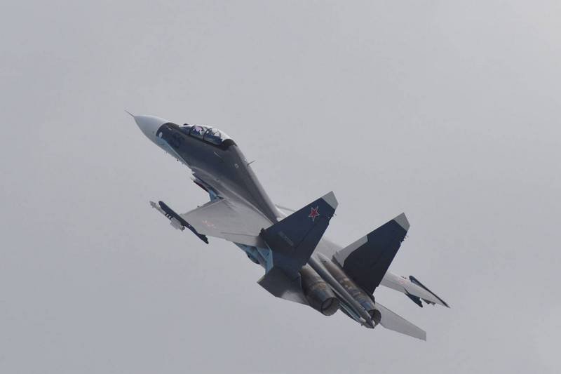 On the rise... In Syria, the crashed su-30CM