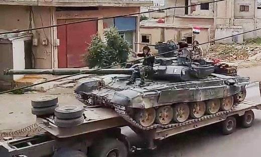 Syriske T-90 overført til provinsen HOMS -