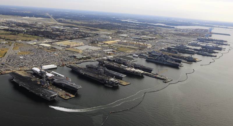 The return of the Second fleet of the US Navy