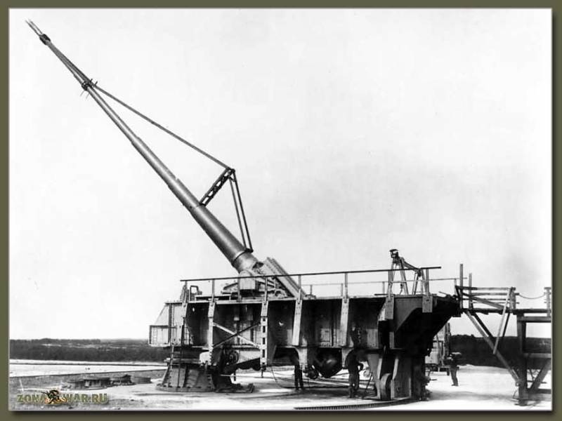 The Paris gun of Kaiser Wilhelm