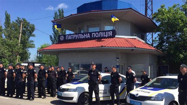 Ghost patrol. Ukrainian police began to 