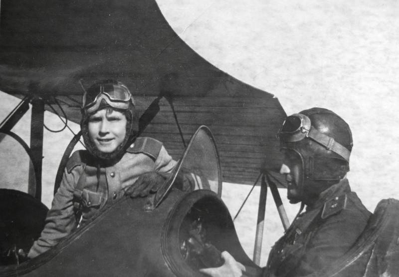 The youngest pilot of the great Patriotic