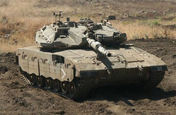 Merkava in action. Under fire in Northern Gaza