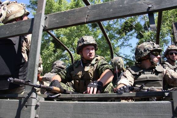 The explosion in the Donbass. How were the representatives of NATO in the minefield?