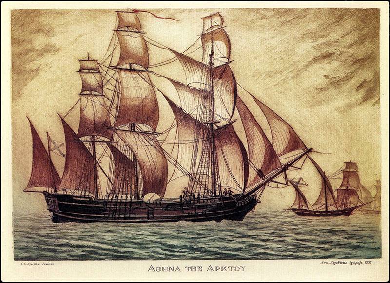 The story of Lambros Katsonis, a Russian Corsair. The first operation in the Mediterranean sea