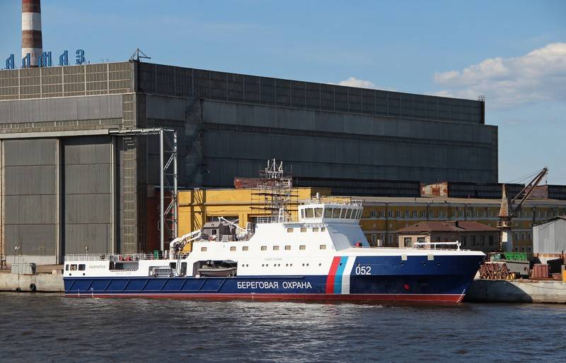 Without so much fanfare. In St. Petersburg launched a patrol ship ice class