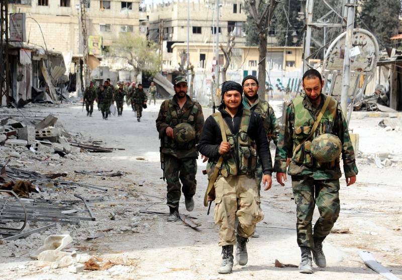 D ' Situatioun a Syrien. D 'Terroristen Hunn d' SAA zu Homs