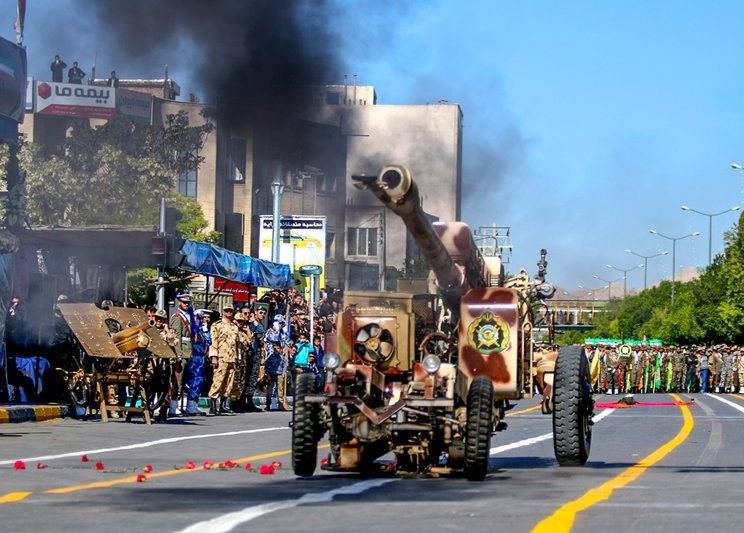 In Iran tested a self-propelled howitzer D-30