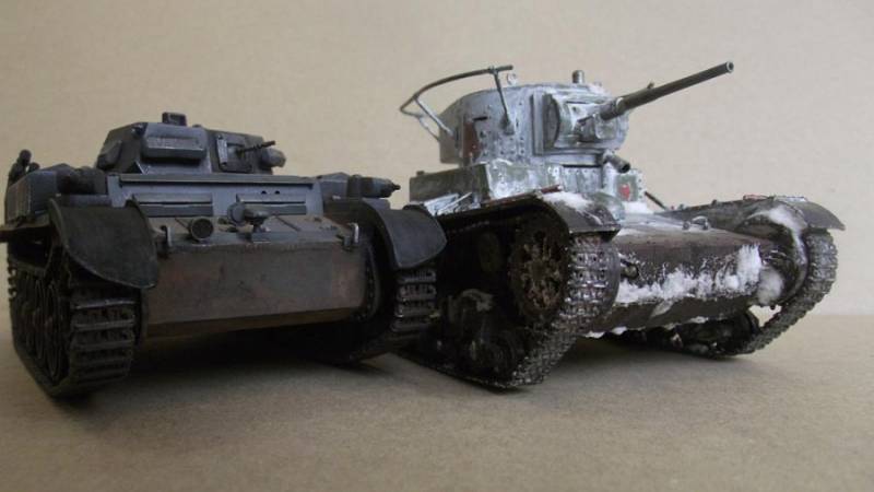 BTV röda armén mot Panzerwaffe. Crystal hammare. Bläddra lätta stridsvagnar