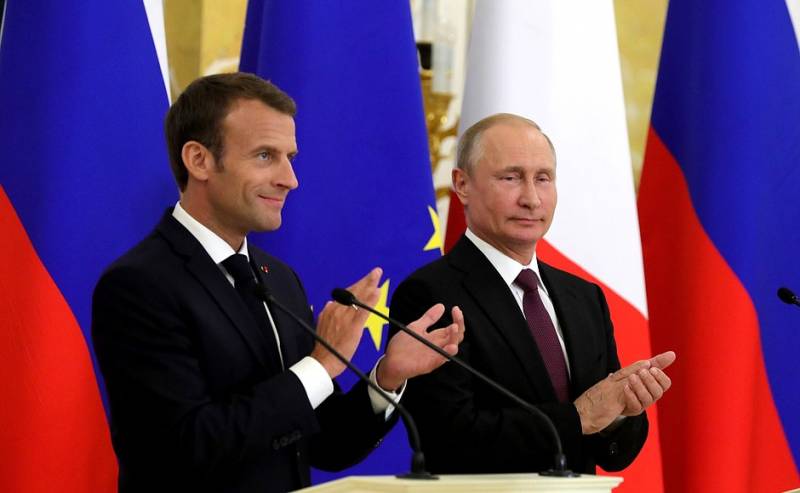 Kjære Vladimir! Putin, Makron og Iran tilbyr