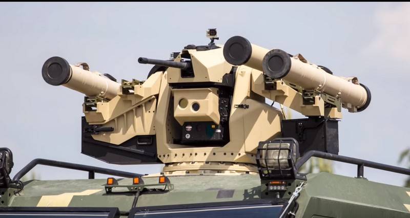 Turkish engineers established the Ukrainian ATGM in combat module