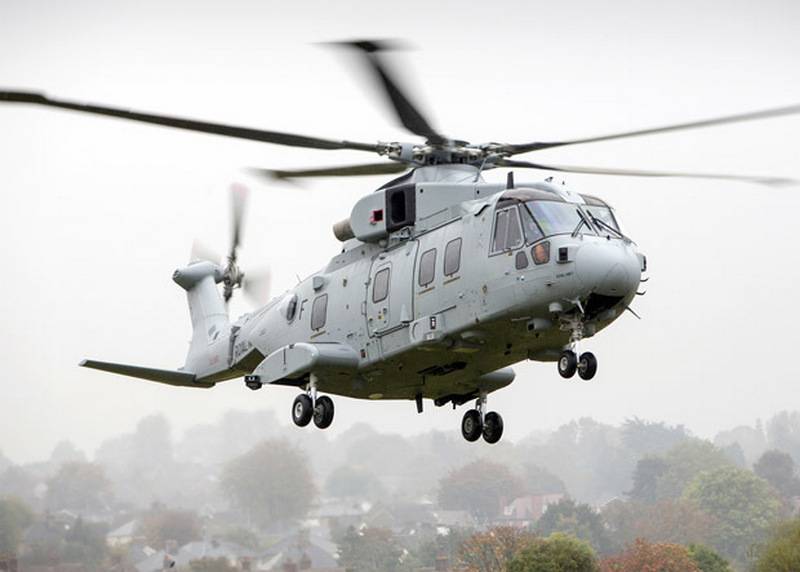 The first Merlin Mk4 entered the marine corps in the UK