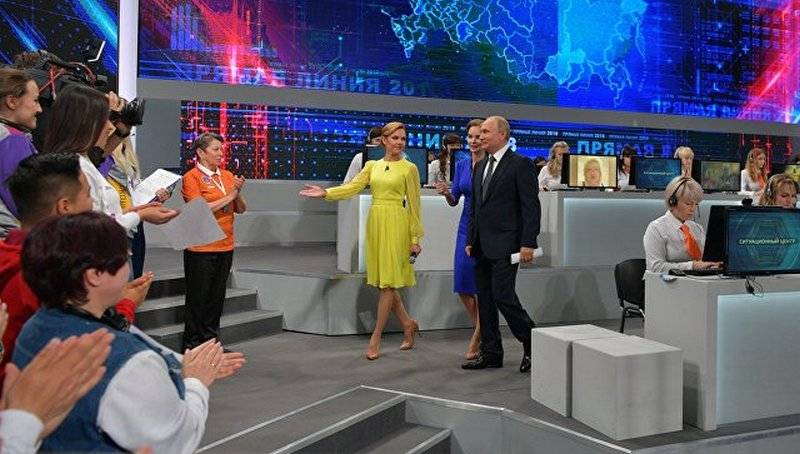 Eine gerade Linie mit dem Präsidenten. Die ersten Fragen und die ersten Antworten