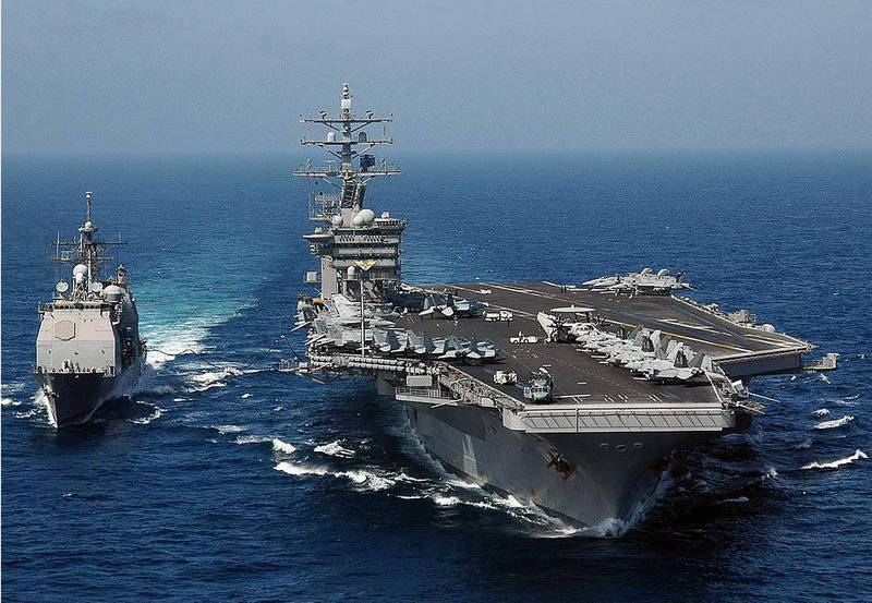 Авианосная Grupp vun der US-Marine erëm agaangen an d ' Mëttelmier