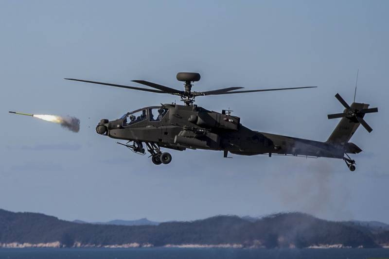 India buys US weapons and spare parts for the Apache helicopters